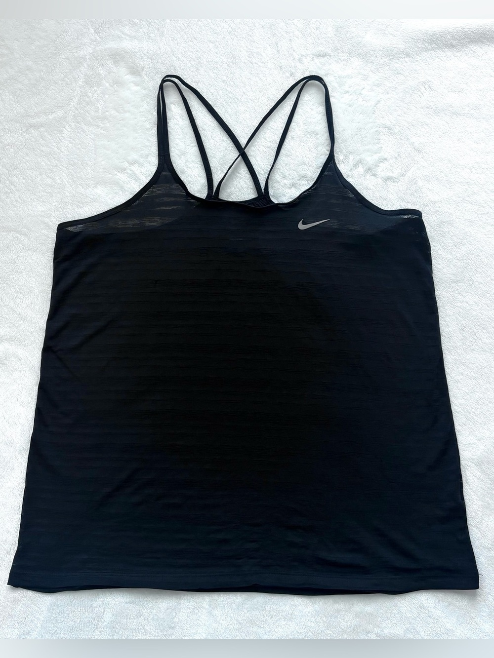 Nike cool breeze women’s drift strappy tank black small 4 - 6